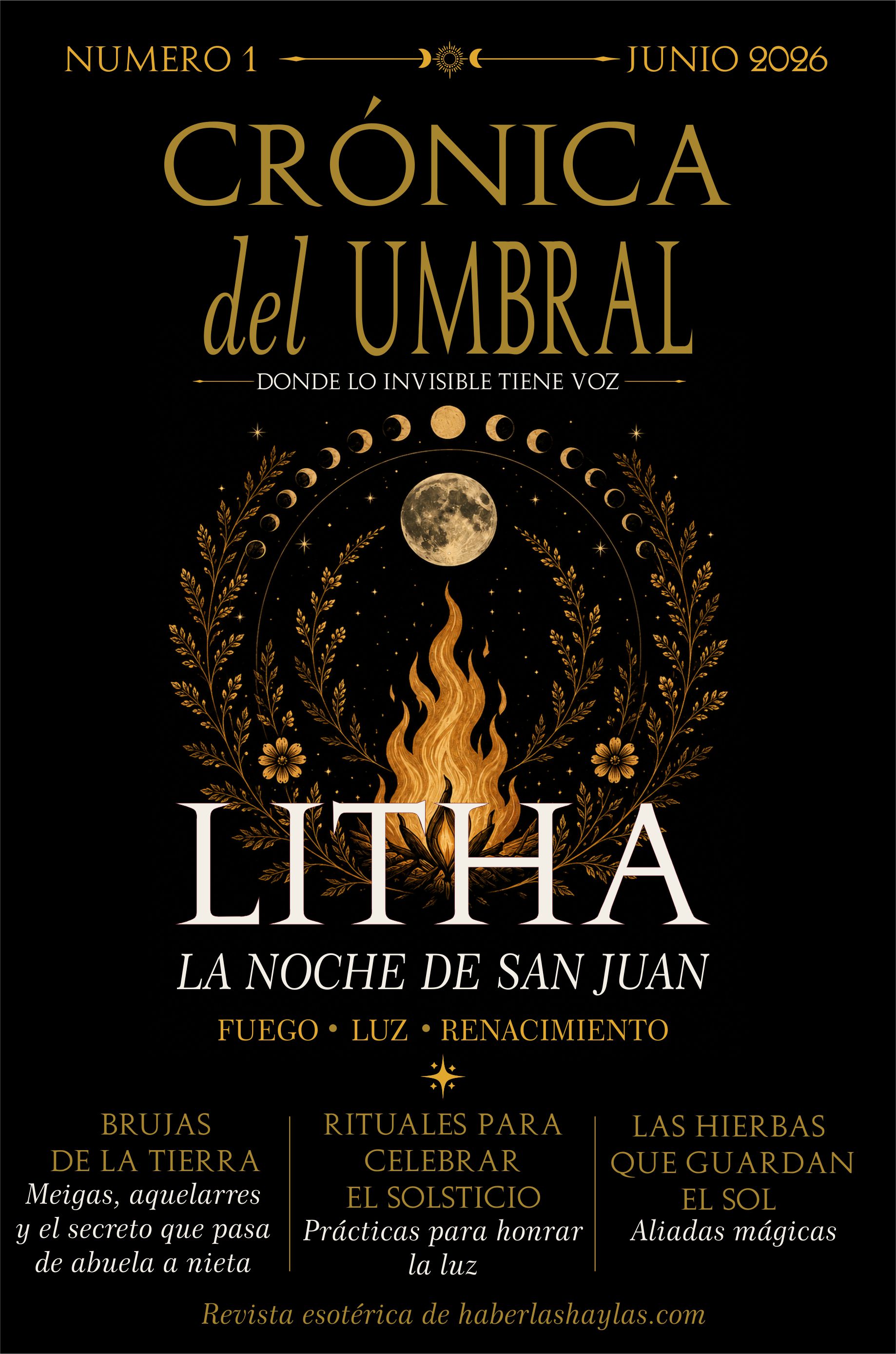 Portada de Crónica del Umbral número 1: Litha, la noche de San Juan